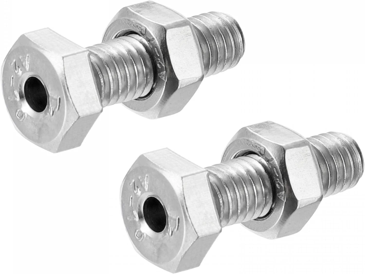 پیچ و مهره های توخالی M6x20mm با آچار خور خارجی، بسته 2 عددی، استیل ضد زنگ 304 پیچ و مهره های توخالی M6x20mm با آچار خور خارجی، بسته 2 عددی، استیل ضد زنگ 304