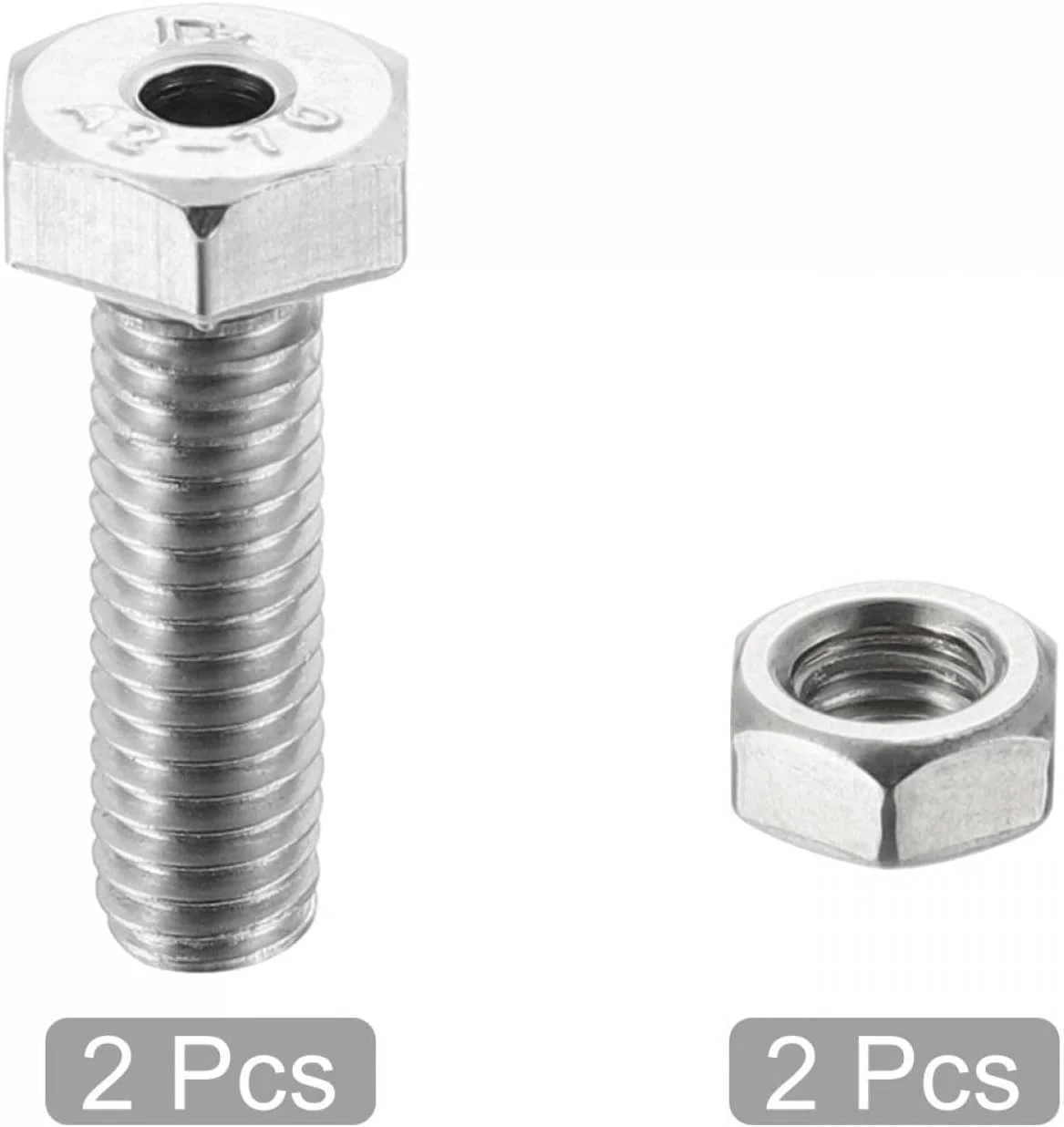 پیچ و مهره های توخالی M6x20mm با آچار خور خارجی، بسته 2 عددی، استیل ضد زنگ 304 پیچ و مهره های توخالی M6x20mm با آچار خور خارجی، بسته 2 عددی، استیل ضد زنگ 304