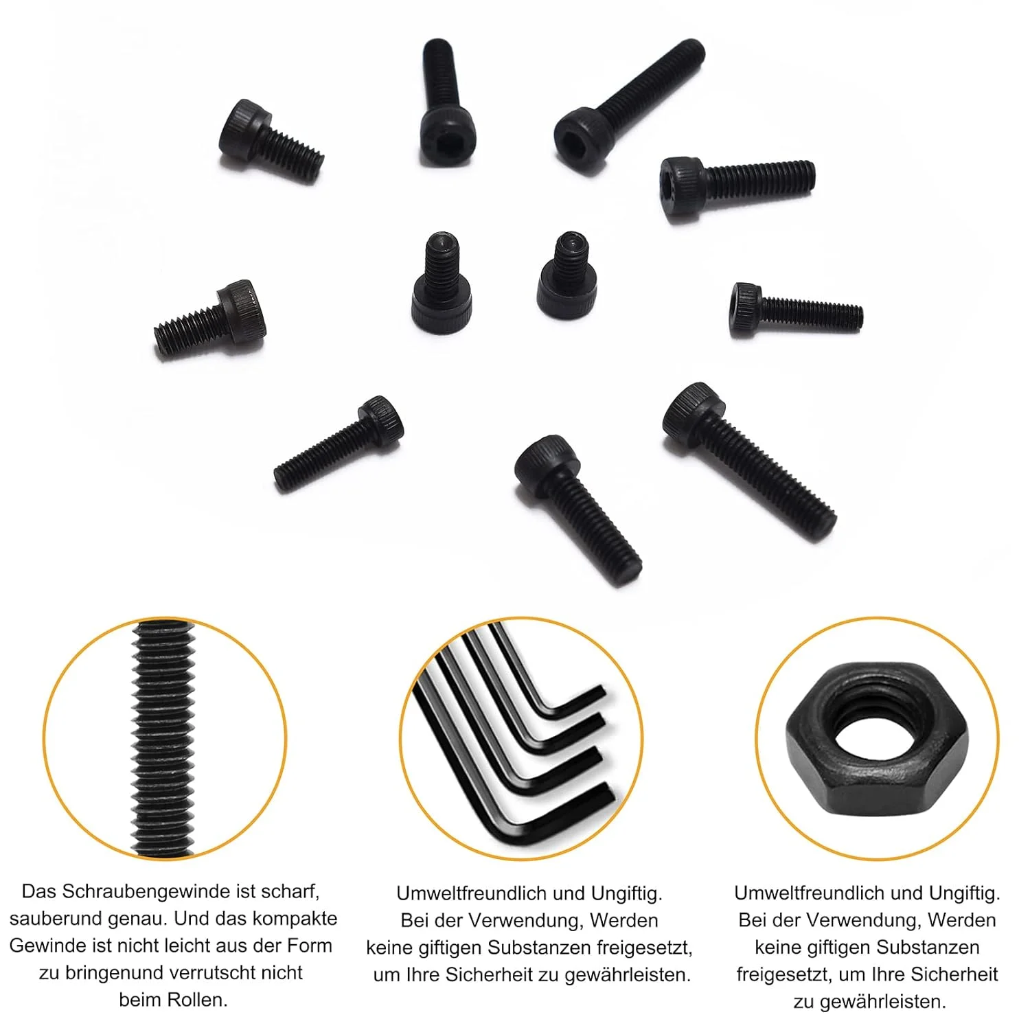 مجموعه پیچ 1225 عددی VIGRUE شامل پیچ های دکمه ای با سر شش گوش، مهره و واشر فولادی آلیاژی M2 M3 M4 M5 به همراه جعبه نگهداری و آچار مجموعه پیچ 1225 عددی VIGRUE شامل پیچ های دکمه ای با سر شش گوش، مهره و واشر فولادی آلیاژی M2 M3 M4 M5 به همراه جعبه نگهداری و آچار