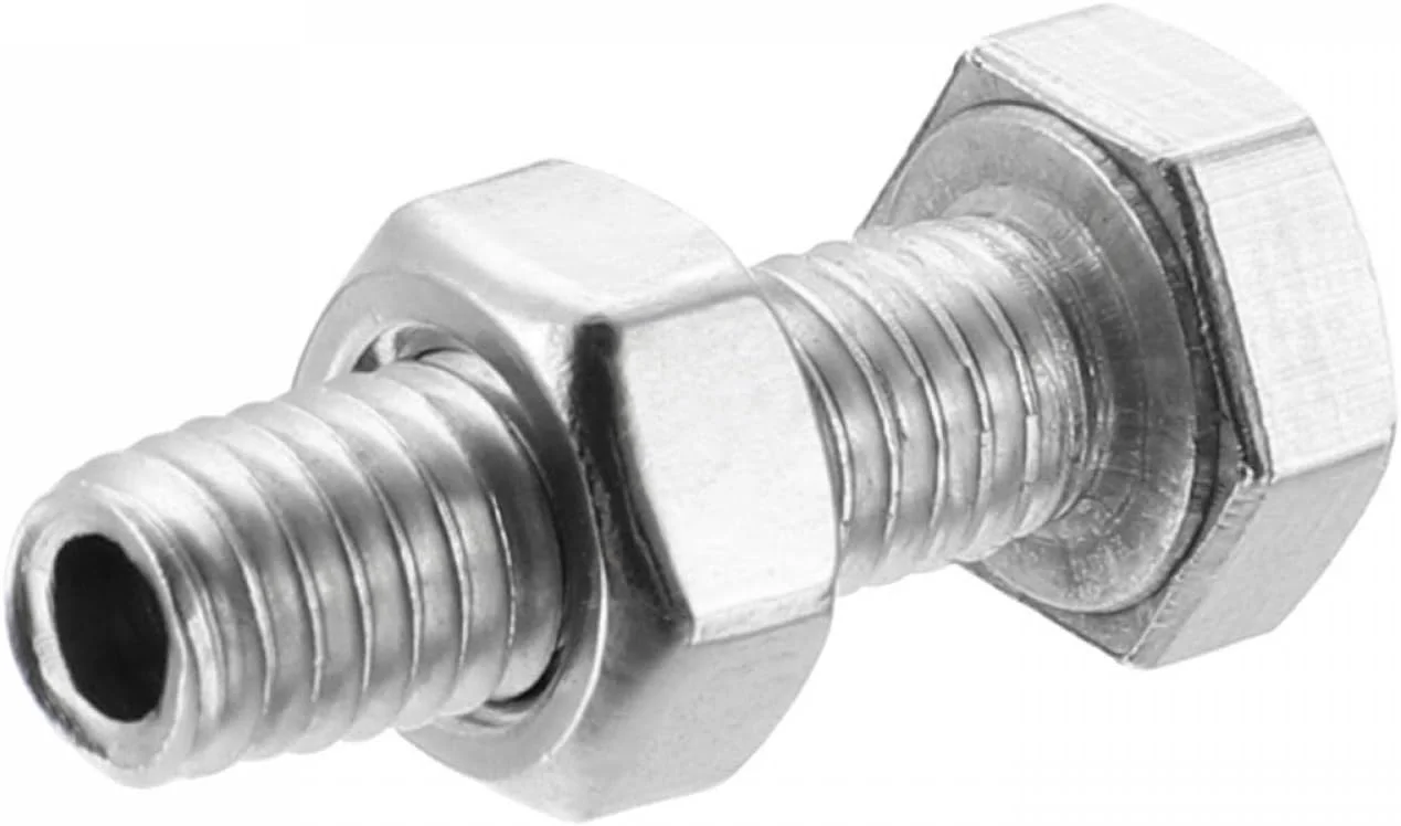 پیچ و مهره های توخالی M6x20mm با آچار خور خارجی، بسته 2 عددی، استیل ضد زنگ 304 پیچ و مهره های توخالی M6x20mm با آچار خور خارجی، بسته 2 عددی، استیل ضد زنگ 304