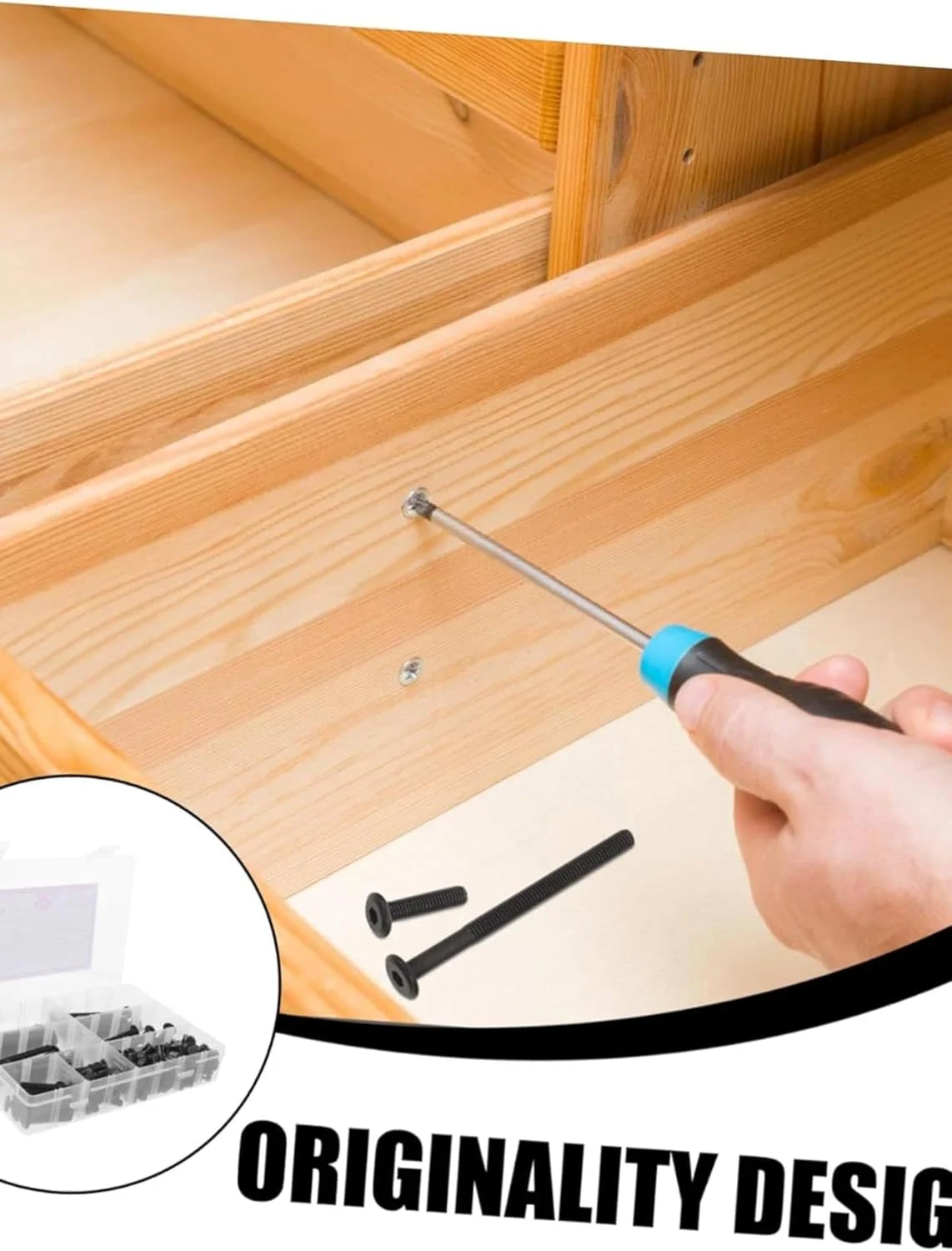 مجموعه 141 عددی پیچ برای تخت خواب، کیت جایگزینی پیچ و مهره تخت، سخت افزار مبلمان برای مونتاژ و تعمیرات، سازگار با تخت و صندلی، ابزار ضروری DIY برای استفاده در منزل مجموعه 141 عددی پیچ برای تخت خواب، کیت جایگزینی پیچ و مهره تخت، سخت افزار مبلمان برای مونتاژ و تعمیرات، سازگار با تخت و صندلی، ابزار ضروری DIY برای استفاده در منزل
