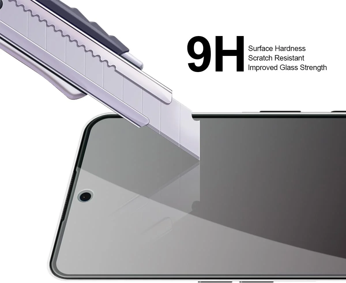 محافظ صفحه نمایش شیشه ای حرارت دیده سوپرشیلدز (3 عددی) طراحی شده برای ناتینگ فون 3a/ فون 3a پرو، ضد خش و بدون حباب