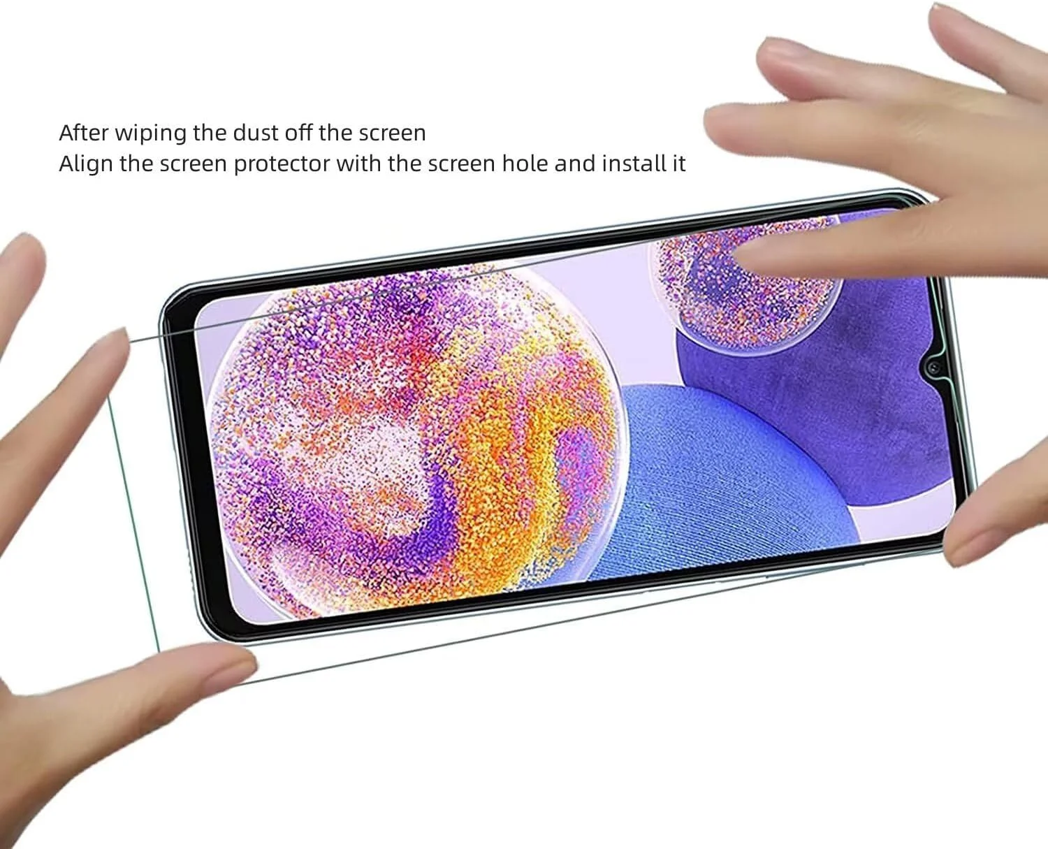 محافظ صفحه نمایش YKNIUFLY سازگار با Nothing Phone 3a Pro، ضد خش، جذب قوی، شیشه حرارت دیده سازگار با Nothing Phone 3a Pro. بسته 2 عددی شفاف