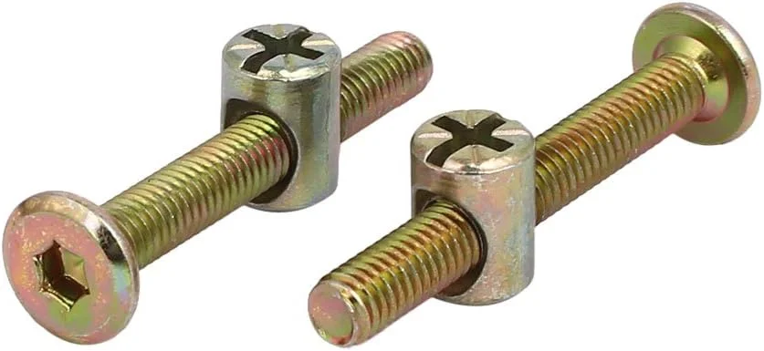 Aexit پیچ و مهره و مهره سر گرد شش گوش M6x45mm برای مبلمان، 8 ست Aexit پیچ و مهره و مهره سر گرد شش گوش M6x45mm برای مبلمان، 8 ست