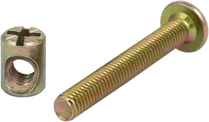 Aexit پیچ و مهره و مهره سر گرد شش گوش M6x45mm برای مبلمان، 8 ست Aexit پیچ و مهره و مهره سر گرد شش گوش M6x45mm برای مبلمان، 8 ست