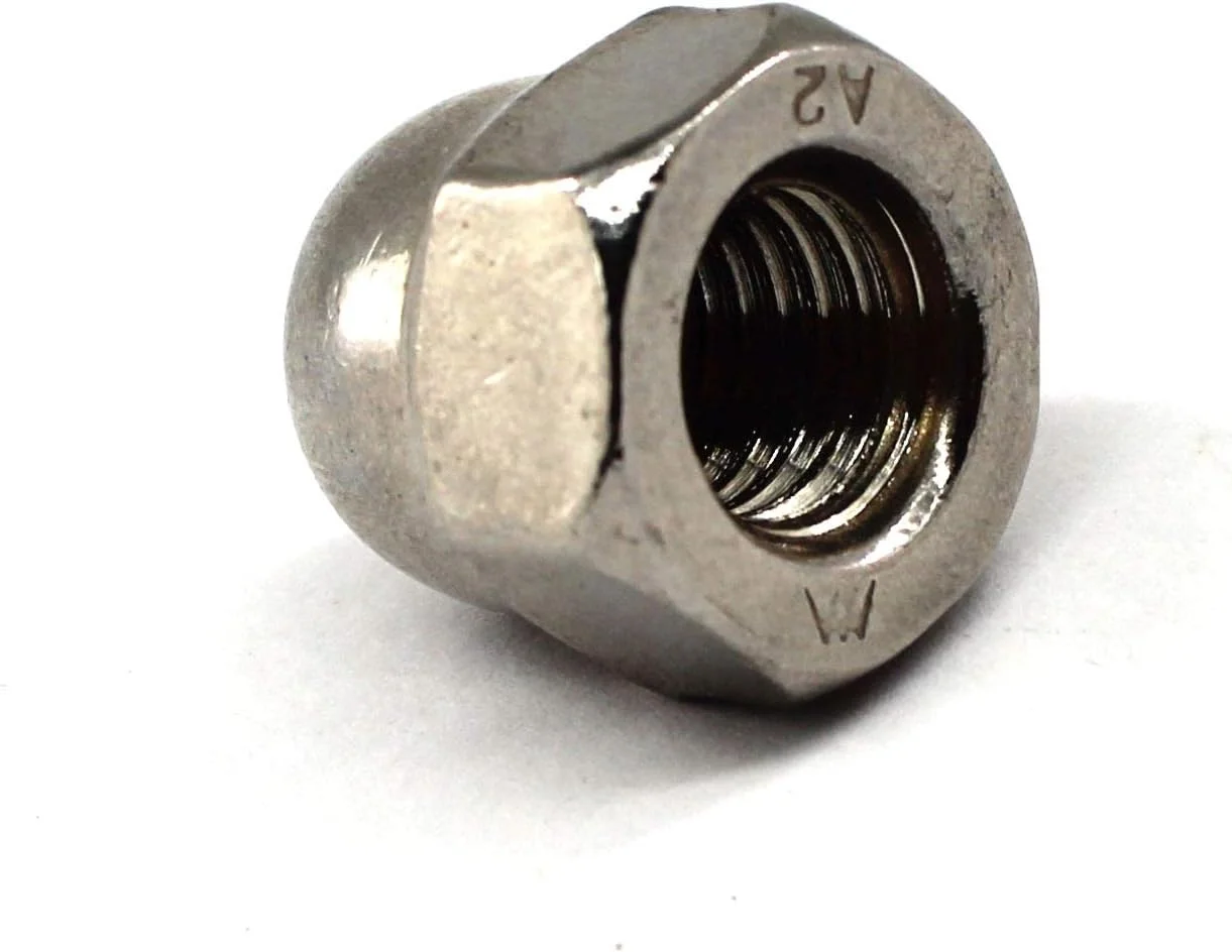 Annakideya 304 stainless steel M6 Acorn nut Hex cap nut hex head bolt nut dome bolt protection cover pack of 16 pcs Annakideya 304 stainless steel M6 Acorn nut Hex cap nut hex head bolt nut dome bolt protection cover pack of 16 pcs