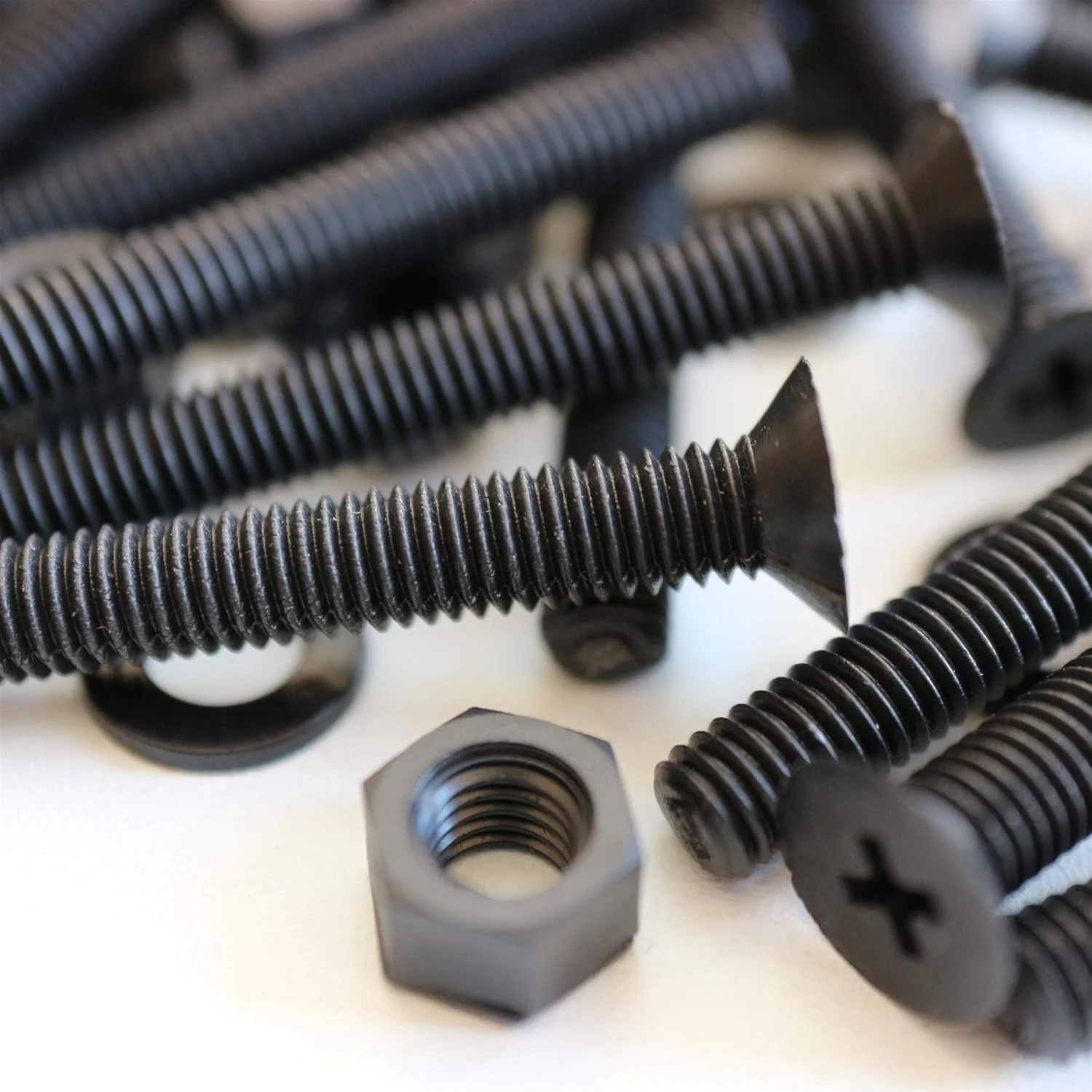 پیچ های سرتخت پلی پروپیلن (PP) کاترپیلار قرمز 20 x مشکی، مهره ها و پیچ ها، واشرها، M5 x 40mm، اکریلیک، مقاوم در برابر آب، ضد خوردگی، مقاوم در برابر مواد شیمیایی، 13/64" x 1-37/64 پیچ های سرتخت پلی پروپیلن (PP) کاترپیلار قرمز 20 x مشکی، مهره ها و پیچ ها، واشرها، M5 x 40mm، اکریلیک، مقاوم در برابر آب، ضد خوردگی، مقاوم در برابر مواد شیمیایی، 13/64" x 1-37/64