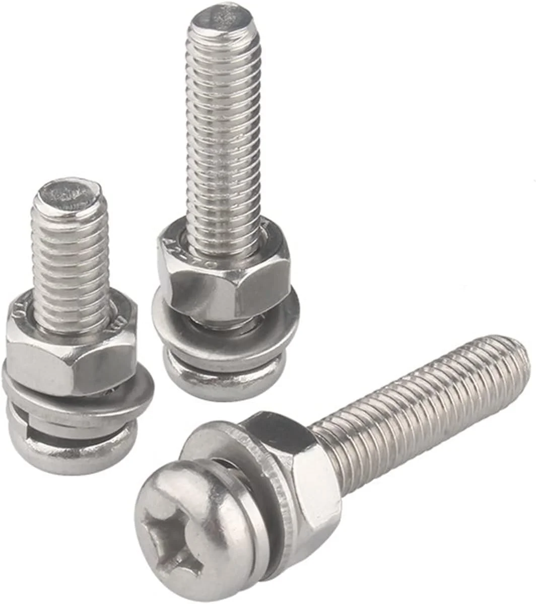 SHODHI Screw Stainless steel cross recessed pan head screws small screw bolts with nut washers SHODHI Screw Stainless steel cross recessed pan head screws small screw bolts with nut washers