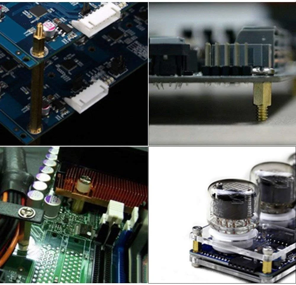 Tenlacum 120 PCS M3 Male-Female Threaded Hex Brass Spacer Brass Standoff Screws Bolt Stainless Steel Nuts Assortment Kit Tenlacum 120 PCS M3 Male-Female Threaded Hex Brass Spacer Brass Standoff Screws Bolt Stainless Steel Nuts Assortment Kit