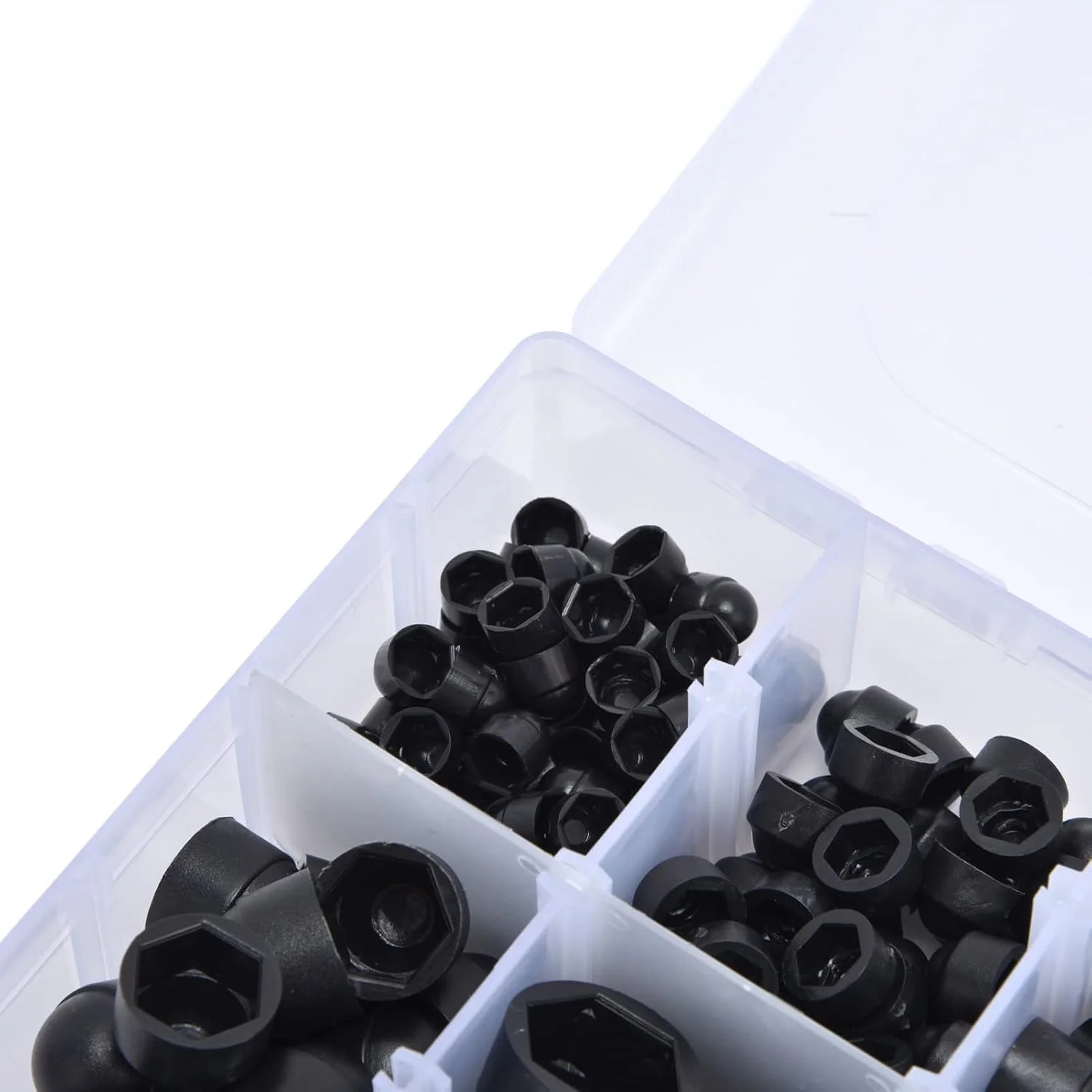 NDNCZDHC 300 عدد روکش درپوش پیچ، M4 M5 M6 M8 M10 M12 6 سایز مهره و پیچ متنوع سیاه و سفید NDNCZDHC 300 عدد روکش درپوش پیچ، M4 M5 M6 M8 M10 M12 6 سایز مهره و پیچ متنوع سیاه و سفید