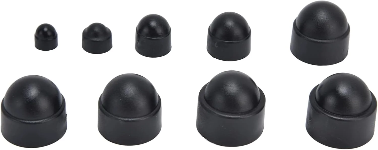 NDNCZDHC 300 عدد روکش درپوش پیچ، M4 M5 M6 M8 M10 M12 6 سایز مهره و پیچ متنوع سیاه و سفید NDNCZDHC 300 عدد روکش درپوش پیچ، M4 M5 M6 M8 M10 M12 6 سایز مهره و پیچ متنوع سیاه و سفید