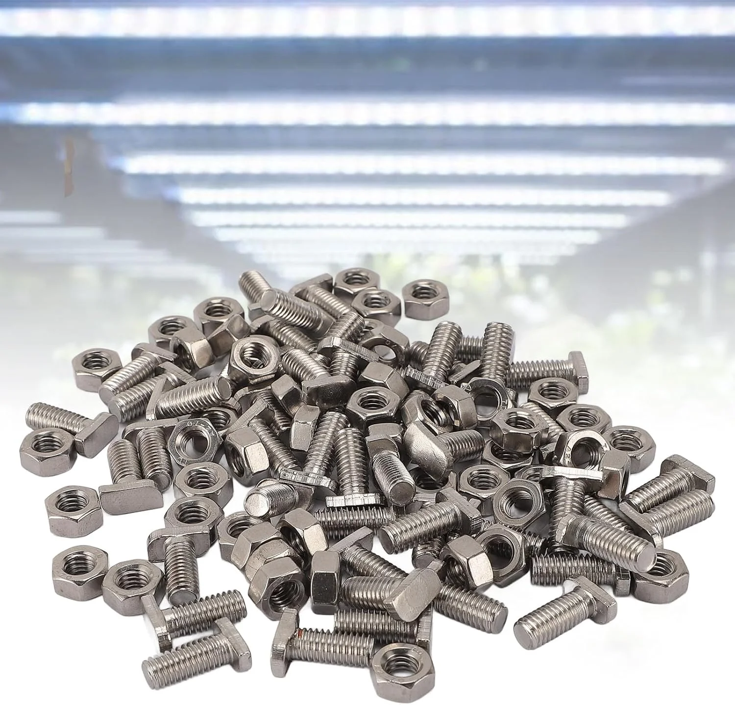 کیت پیچ و مهره گلخانه ای، 50 عدد پیچ و مهره گلخانه ای، پیچ و مهره M6X14 استیل ضد زنگ 304 برای باغبانی کیت پیچ و مهره گلخانه ای، 50 عدد پیچ و مهره گلخانه ای، پیچ و مهره M6X14 استیل ضد زنگ 304 برای باغبانی