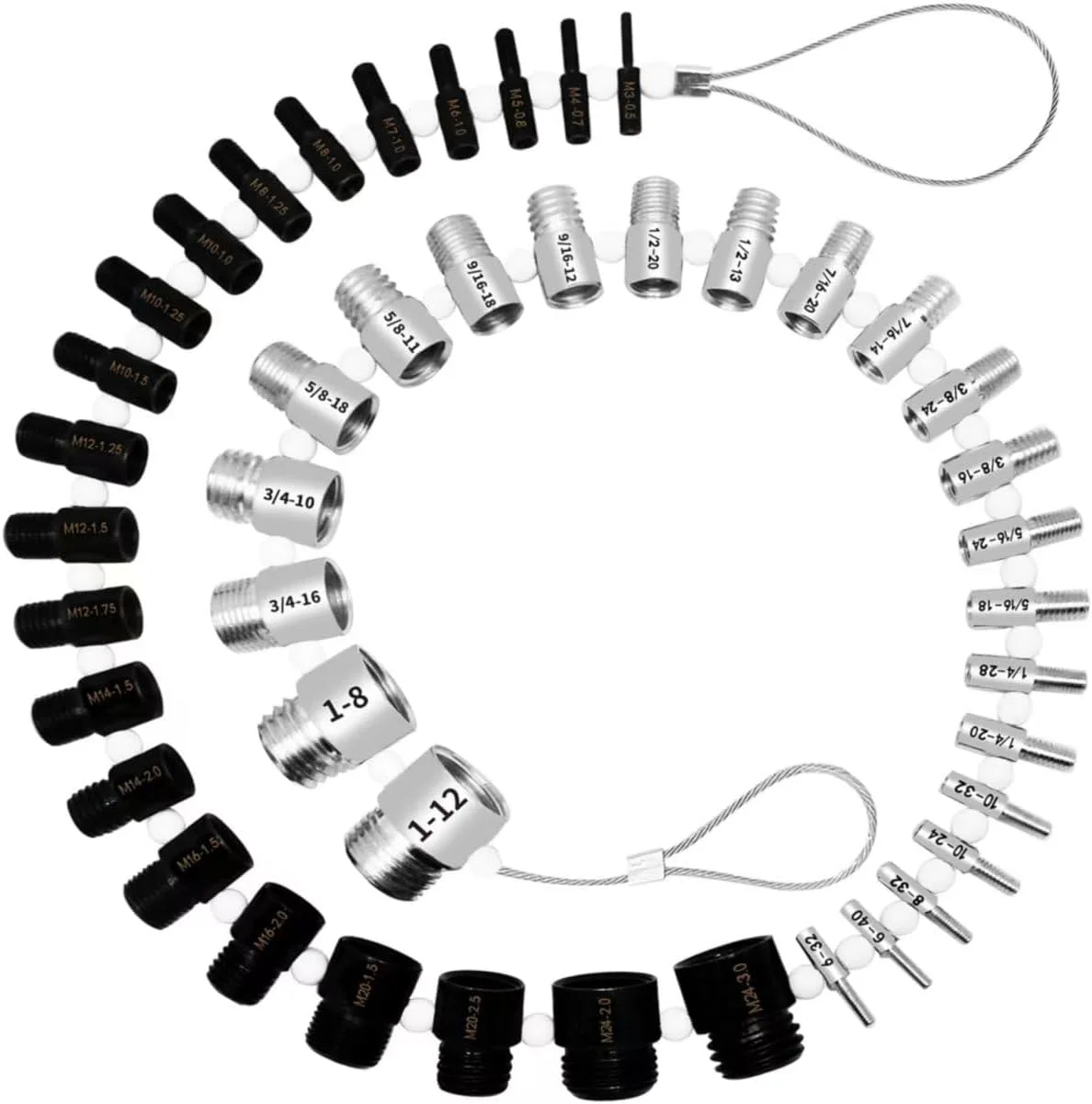 مجموعه بررسی کننده رزوه پیچ و مهره tenluno مدل SWTC-44، شناساگر رزوه پیچ و مهره 44 نر/ماده - 23 سایز اینچی و 21 سایز متریک مجموعه بررسی کننده رزوه پیچ و مهره tenluno مدل SWTC-44، شناساگر رزوه پیچ و مهره 44 نر/ماده - 23 سایز اینچی و 21 سایز متریک