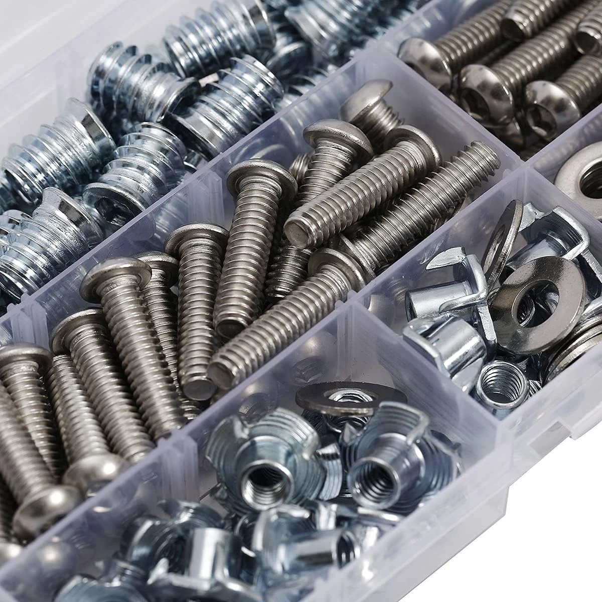 مهره های چوبی رزوه ای ریگو با رزوه 1/4-20، مهره های تی، پیچ های سر دکمه ای تمام رزوه ای با سوکت شش گوش 1 اینچ، 1-1/4 اینچ و واشر مهره های چوبی رزوه ای ریگو با رزوه 1/4-20، مهره های تی، پیچ های سر دکمه ای تمام رزوه ای با سوکت شش گوش 1 اینچ، 1-1/4 اینچ و واشر