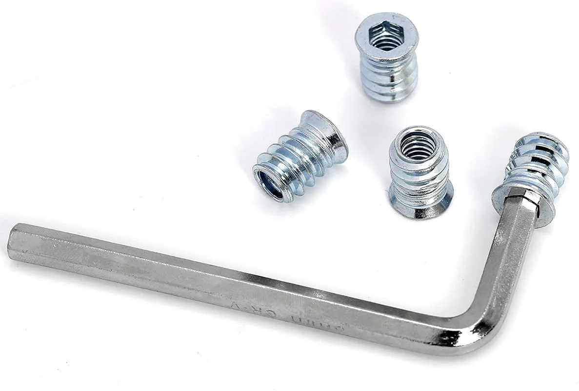 مهره های چوبی رزوه ای ریگو با رزوه 1/4-20، مهره های تی، پیچ های سر دکمه ای تمام رزوه ای با سوکت شش گوش 1 اینچ، 1-1/4 اینچ و واشر مهره های چوبی رزوه ای ریگو با رزوه 1/4-20، مهره های تی، پیچ های سر دکمه ای تمام رزوه ای با سوکت شش گوش 1 اینچ، 1-1/4 اینچ و واشر