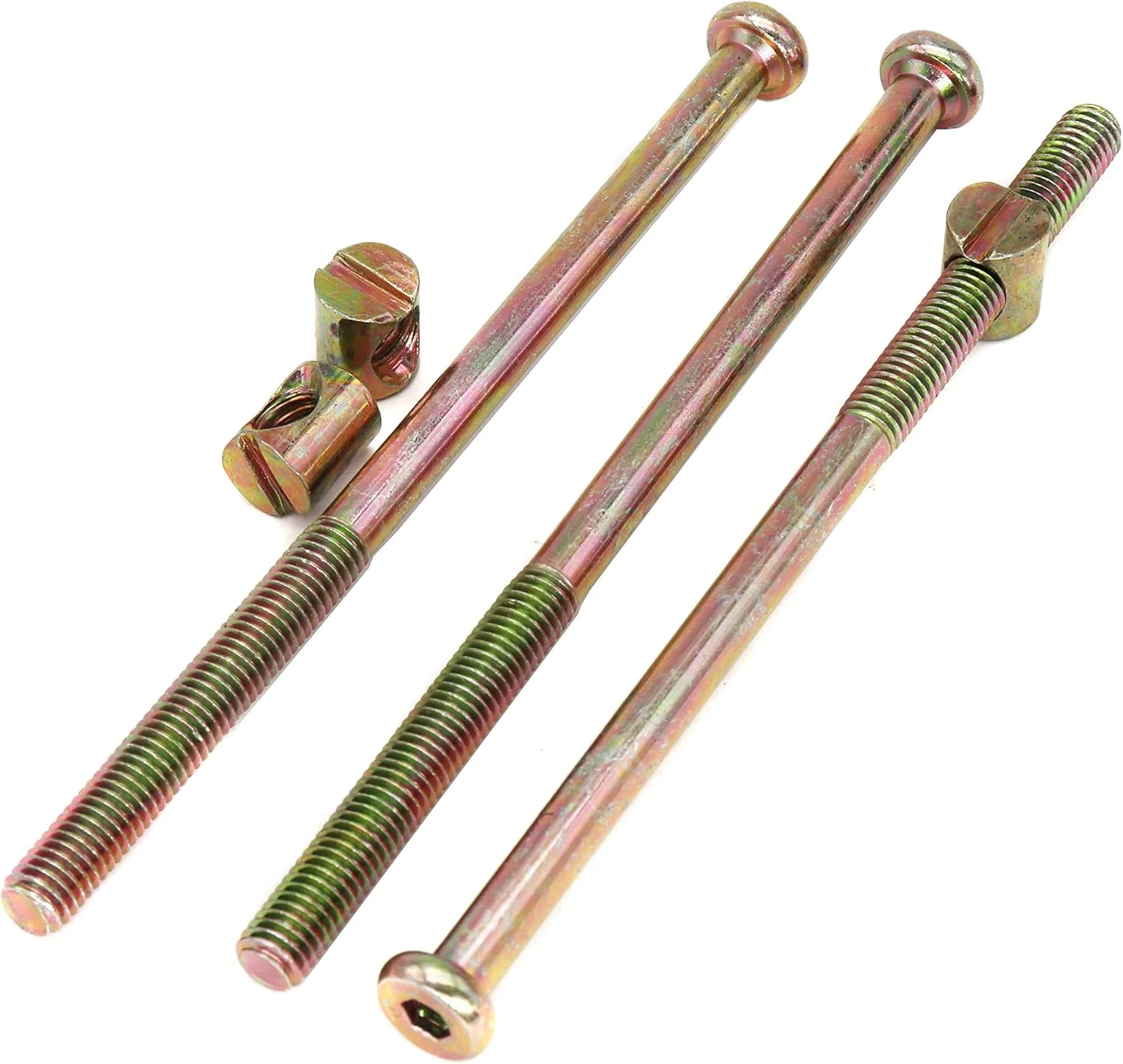 پیچ و مهره تخت خواب cSeao، بسته 10 عددی M8 x 120mm، پیچ اتصال تخت با سر سوکت برای مبلمان (M8 x 120mm) پیچ و مهره تخت خواب cSeao، بسته 10 عددی M8 x 120mm، پیچ اتصال تخت با سر سوکت برای مبلمان (M8 x 120mm)