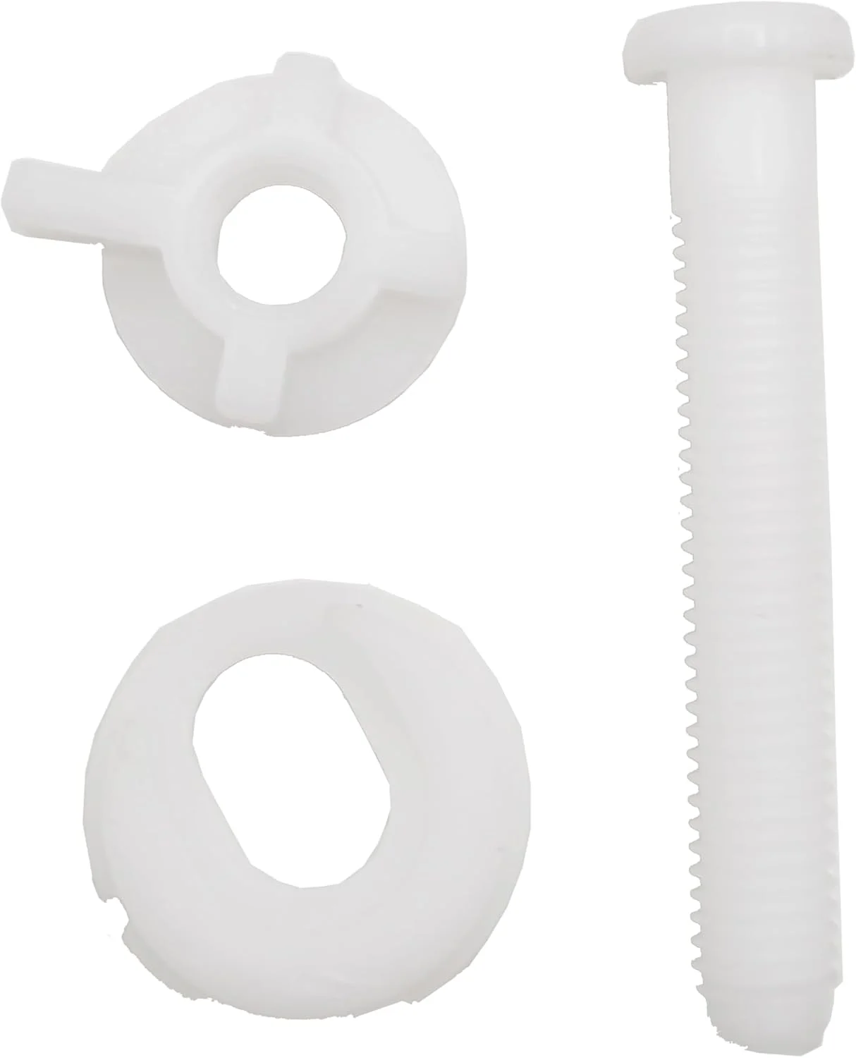 TGBoBiFiveY کیت جایگزینی پیچ های درب توالت 4 عددی، پیچ های پلاستیکی سفید با مهره ها و واشرهای پلاستیکی، کیت قطعات برای ثابت کردن درب توالت TGBoBiFiveY کیت جایگزینی پیچ های درب توالت 4 عددی، پیچ های پلاستیکی سفید با مهره ها و واشرهای پلاستیکی، کیت قطعات برای ثابت کردن درب توالت