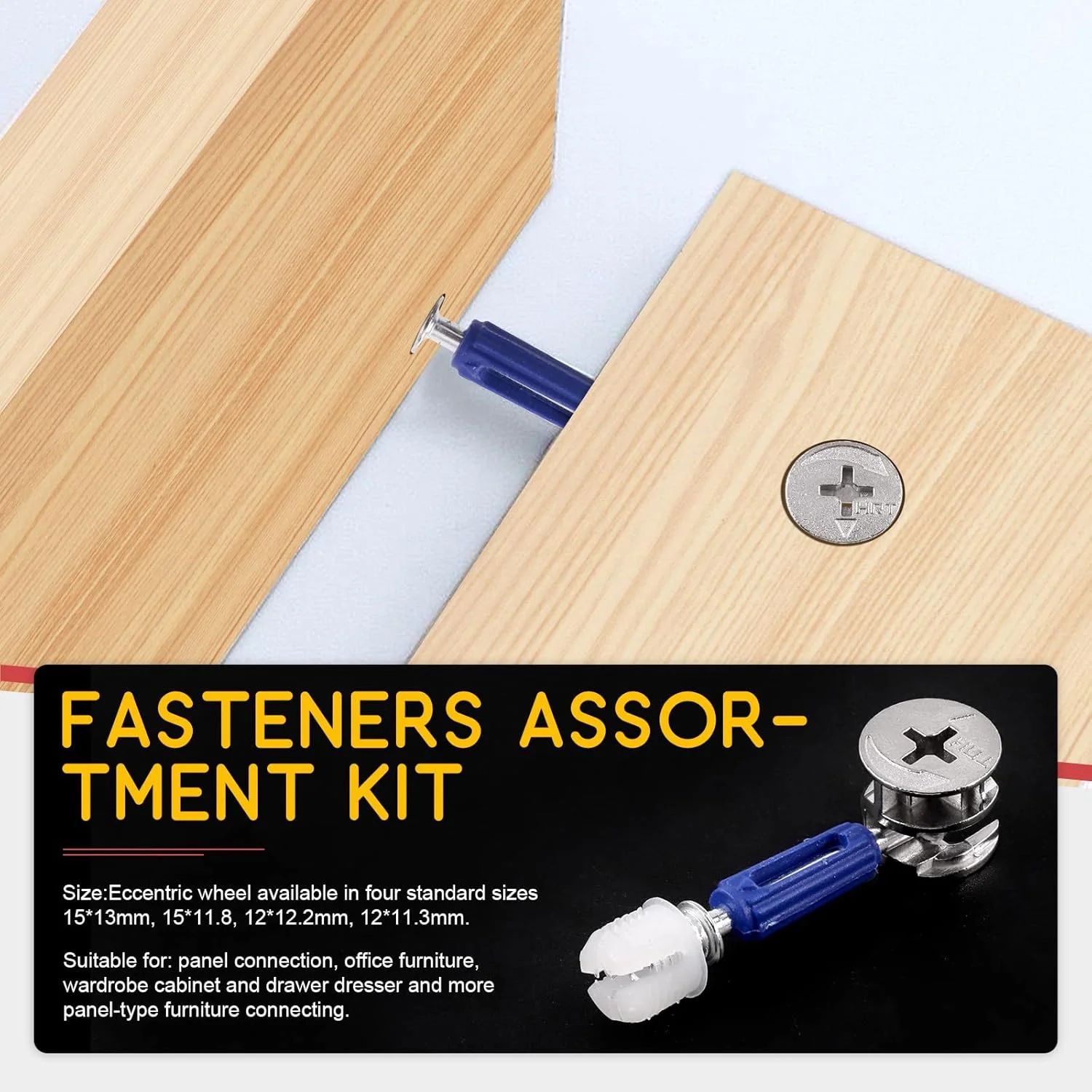 اتصالات قفل بادامکی مبلمان 3 در 1 هیلیچی 100 عددی با میخ چوبی، پیچ های غیرعادی، اتصالات اتصال دهنده مبلمان، سخت افزار اتصالات کابینت (15x13/15x11.8/12x11.3/12x12.2mm) اتصالات قفل بادامکی مبلمان 3 در 1 هیلیچی 100 عددی با میخ چوبی، پیچ های غیرعادی، اتصالات اتصال دهنده مبلمان، سخت افزار اتصالات کابینت (15x13/15x11.8/12x11.3/12x12.2mm)