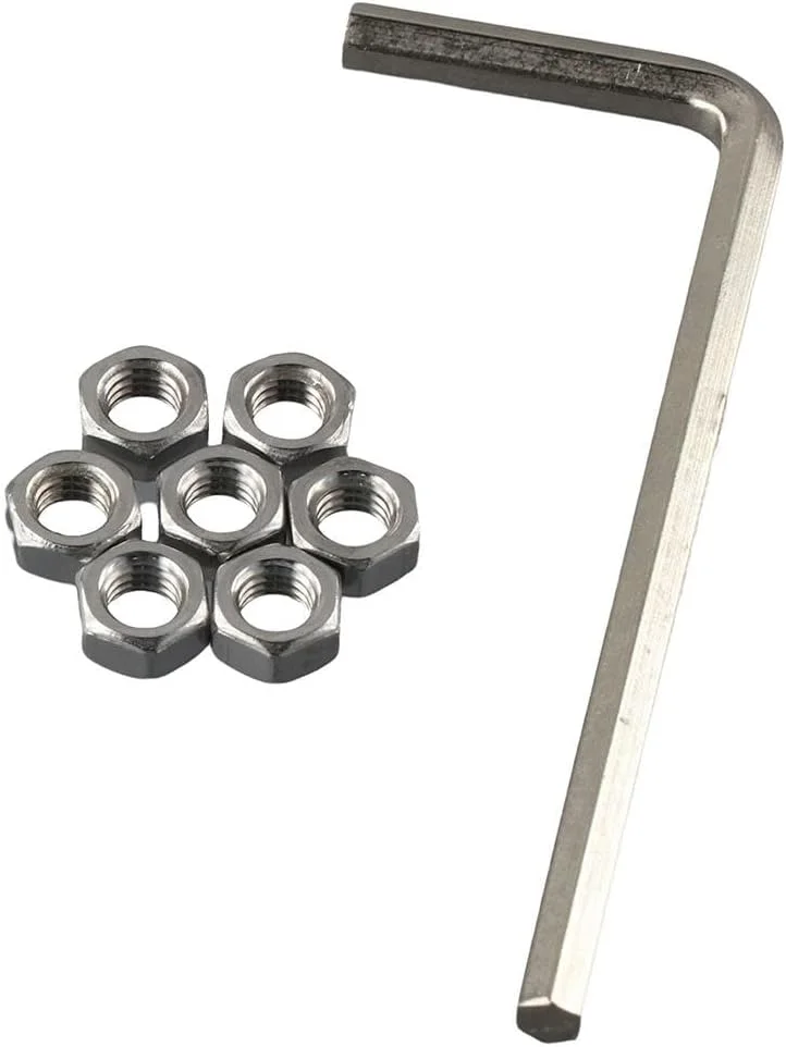 جعبه ترکیبی پیچ و مهره استیل ضد زنگ Upluckey شامل 153 قطعه پیچ سر استوانه ای M5، کیت مهره و پیچ متری، قطعات مکانیکی، مناسب برای نصب و تعمیر میز و صندلی جعبه ترکیبی پیچ و مهره استیل ضد زنگ Upluckey شامل 153 قطعه پیچ سر استوانه ای M5، کیت مهره و پیچ متری، قطعات مکانیکی، مناسب برای نصب و تعمیر میز و صندلی