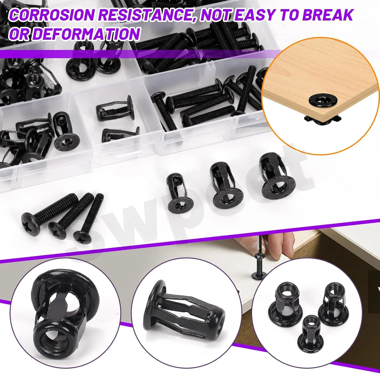 مجموعه 90 عددی مهره های پرچ توخالی Swpeet M4 M5 M6 به همراه پیچ های ماشین با سر خزینه تخت، مهره های گلبرگی رزوه ای، مهره انبساطی، پیچ های مهره ای، پیچ های سر تخت فیلیپس برای دیوار توخالی مجموعه 90 عددی مهره های پرچ توخالی Swpeet M4 M5 M6 به همراه پیچ های ماشین با سر خزینه تخت، مهره های گلبرگی رزوه ای، مهره انبساطی، پیچ های مهره ای، پیچ های سر تخت فیلیپس برای دیوار توخالی