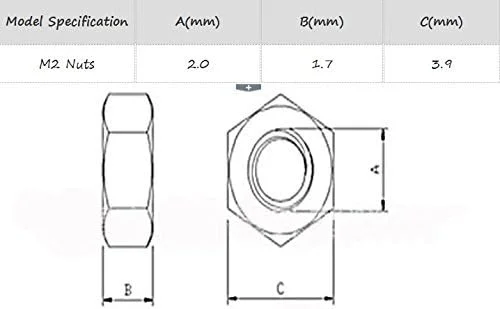 کیت 120 عددی جداکننده های نایلونی سفید M2، مهره های شش گوش، پیچ، لوازم جانبی پلاستیکی، مجموعه پیچ و مهره نایلونی همراه با جعبه کیت 120 عددی جداکننده های نایلونی سفید M2، مهره های شش گوش، پیچ، لوازم جانبی پلاستیکی، مجموعه پیچ و مهره نایلونی همراه با جعبه