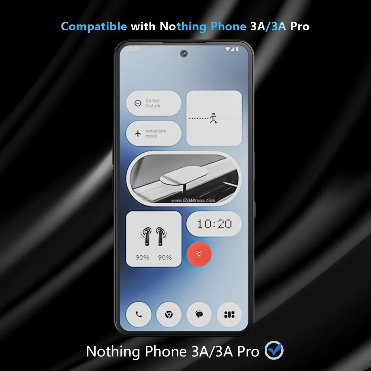 محافظ صفحه نمایش گلسو، بسته 2 عددی، سازگار با ناتینگ فون 3A/3A Pro، محافظ شیشه ای حرارت دیده، سختی 9H، ضد خش، فیلم ضد جاسوسی، محافظ صفحه نمایش حریم خصوصی برای ناتینگ فون 3A/3A Pro