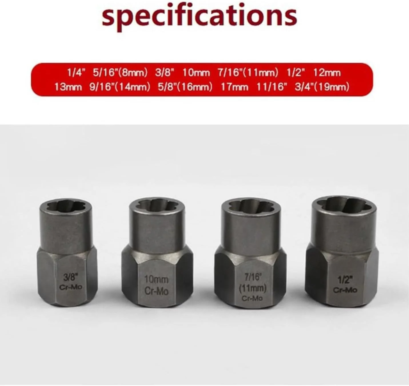 مجموعه 26 عددی ابزار استخراج مهره و پیچ شکسته، ابزار سخت افزاری فلزی برای جدا کردن پیچ های آسیب دیده مجموعه 26 عددی ابزار استخراج مهره و پیچ شکسته، ابزار سخت افزاری فلزی برای جدا کردن پیچ های آسیب دیده