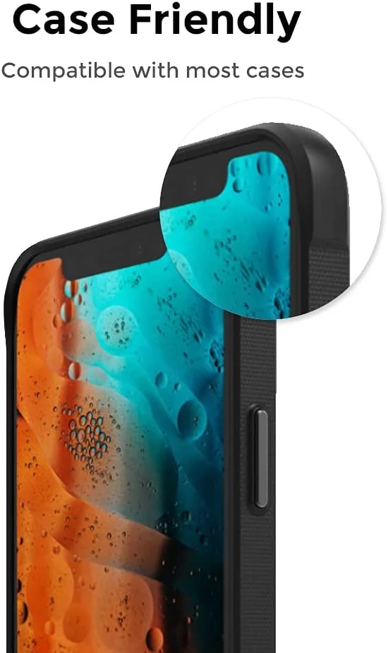 محافظ صفحه نمایش شیشه ای حرارت دیده تمام صفحه O Ozone، بسته 2 عددی، مناسب برای گوشی Nothing Phone 2a، شیشه حرارت دیده با سختی 9H، لبه مشکی، فیلم شفاف HD، محافظ صفحه نمایش سازگار با قاب