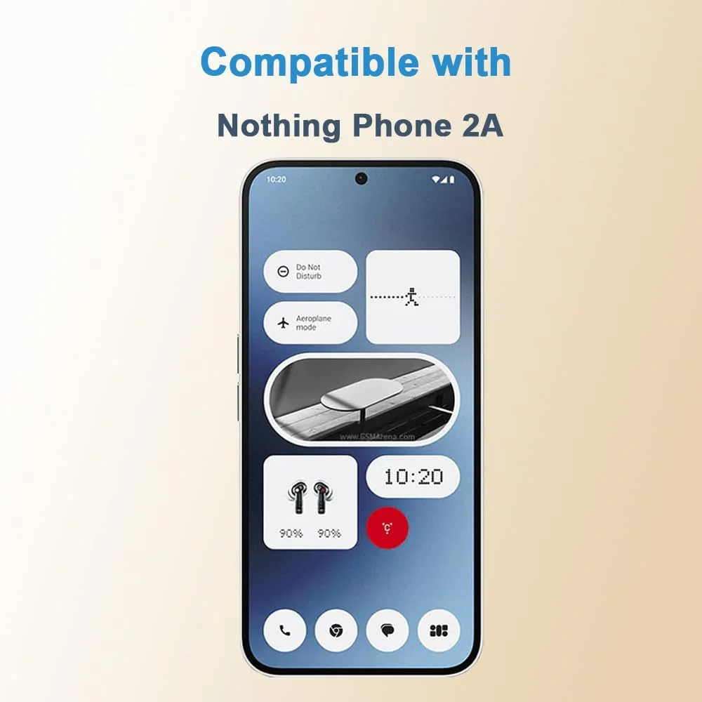 محافظ صفحه نمایش Shunwige برای Nothing Phone 2A، شیشه حرارت دیده، سختی 9H ضد خش، بدون حباب، نصب آسان و سازگار با قاب (1 عدد)