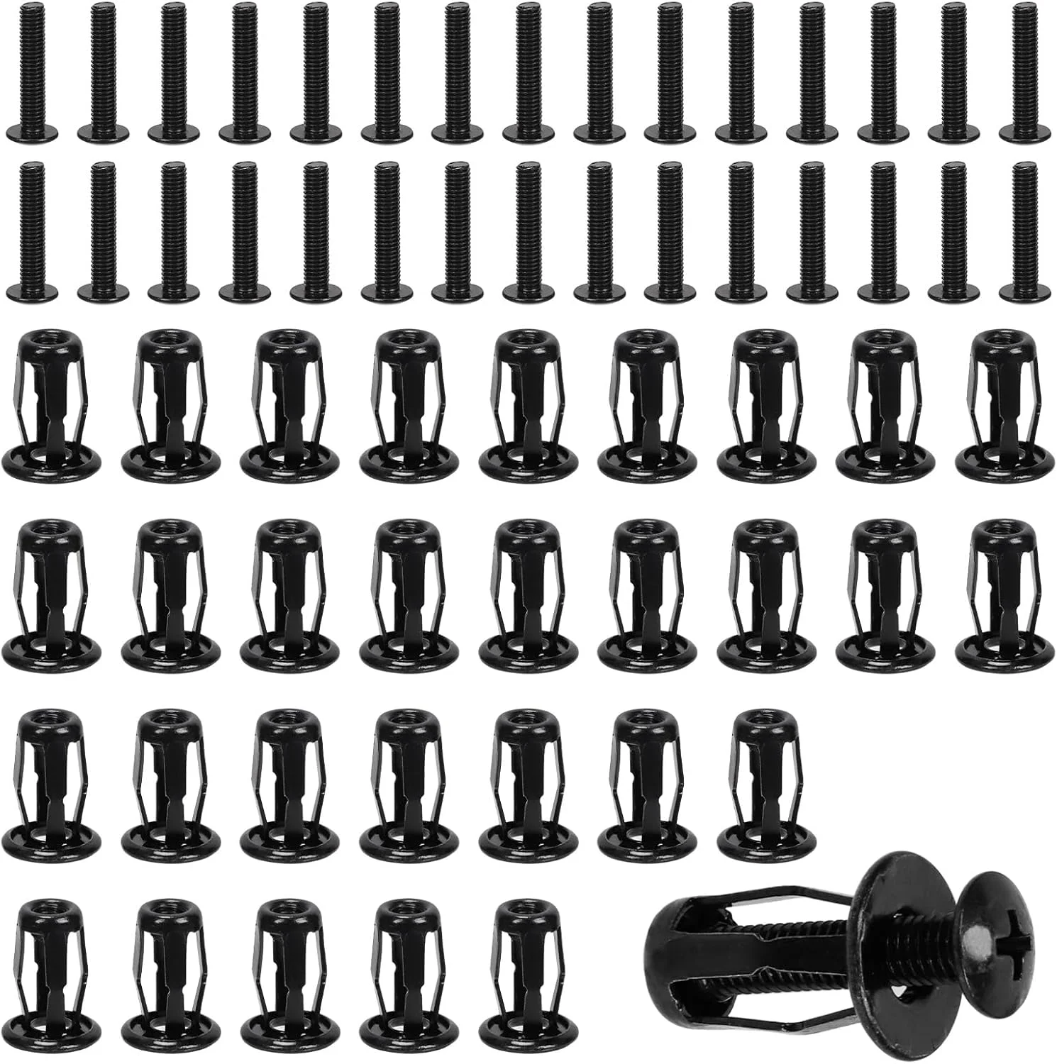 مجموعه 60 عددی مهره های جک توخالی M5 Swpeet با پیچ های ماشین سر تخت خزینه دار، مهره های گلبرگ درج رزوه ای، مهره انبساطی، پیچ های Nutserts، پیچ های سر تخت فیلیپس برای آهن دیوار توخالی مجموعه 60 عددی مهره های جک توخالی M5 Swpeet با پیچ های ماشین سر تخت خزینه دار، مهره های گلبرگ درج رزوه ای، مهره انبساطی، پیچ های Nutserts، پیچ های سر تخت فیلیپس برای آهن دیوار توخالی