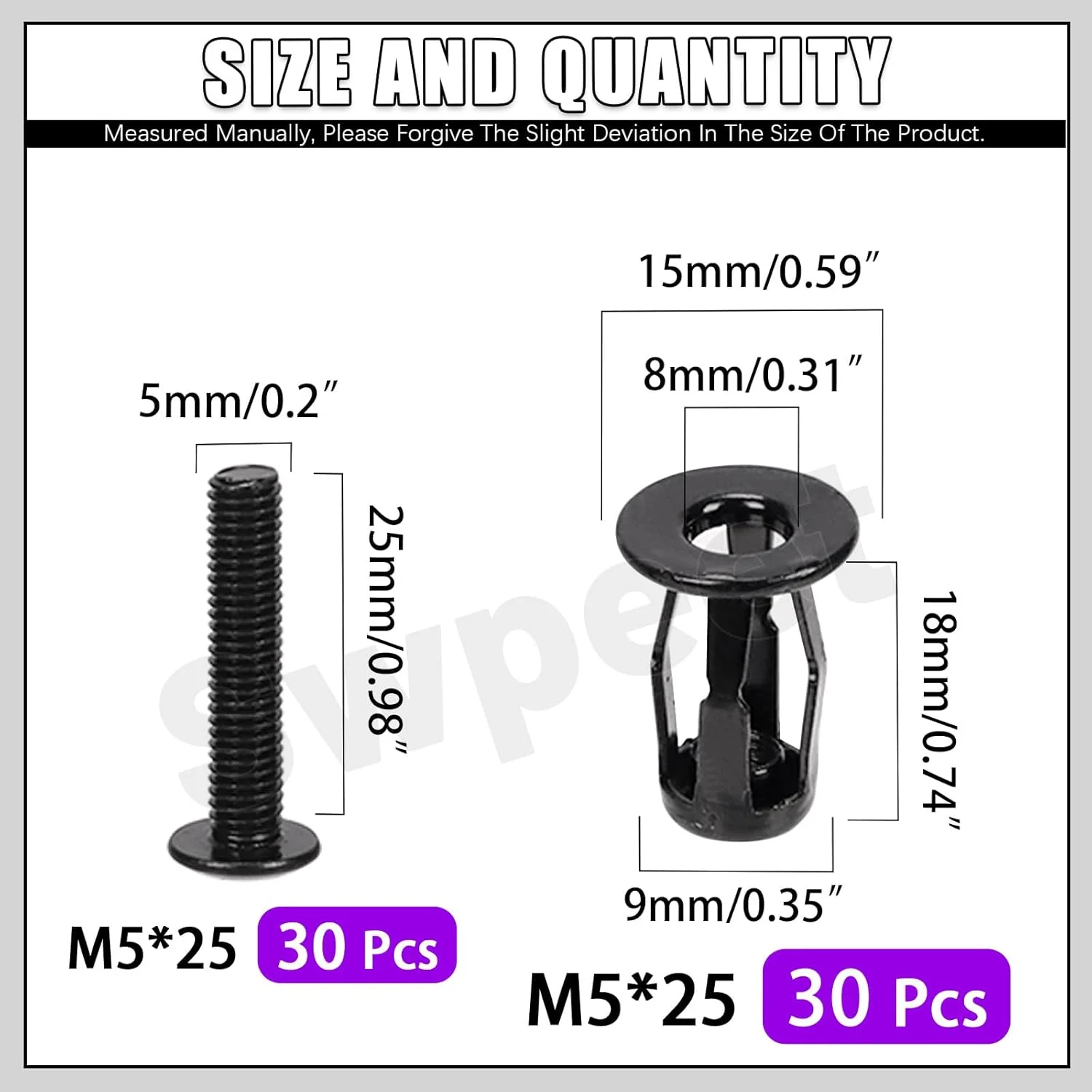 مجموعه 60 عددی مهره های جک توخالی M5 Swpeet با پیچ های ماشین سر تخت خزینه دار، مهره های گلبرگ درج رزوه ای، مهره انبساطی، پیچ های Nutserts، پیچ های سر تخت فیلیپس برای آهن دیوار توخالی مجموعه 60 عددی مهره های جک توخالی M5 Swpeet با پیچ های ماشین سر تخت خزینه دار، مهره های گلبرگ درج رزوه ای، مهره انبساطی، پیچ های Nutserts، پیچ های سر تخت فیلیپس برای آهن دیوار توخالی