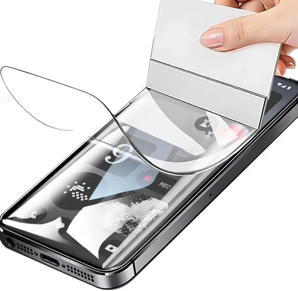 TMahhbid [2 عدد] محافظ صفحه نمایش هیدروژلی برای Nothing Phone 3a/3a Pro، فیلم محافظ TPU نرم شفاف [HD] [بدون شیشه حرارت دیده]