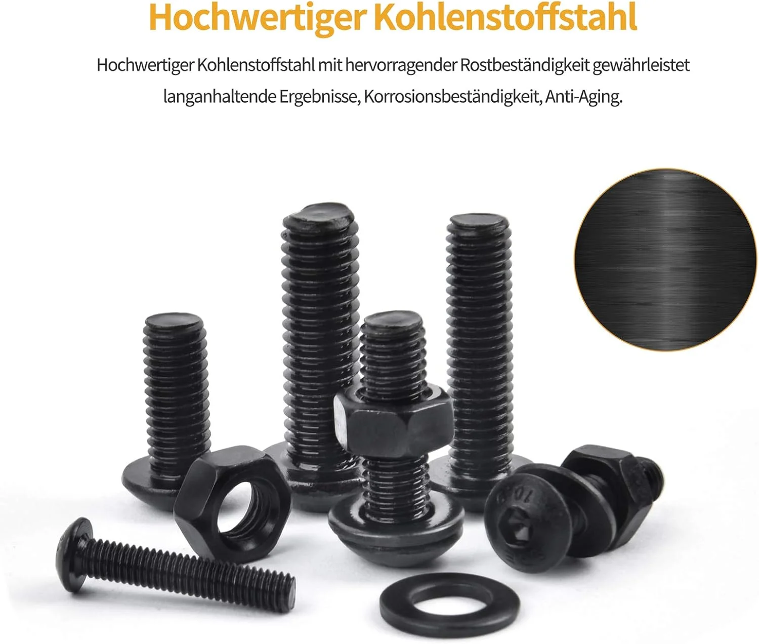 مجموعه 600 عددی پیچ های فولادی کربنی VIGRUE شامل پیچ های M3 M4 M5 M6 با سر گرد و سوکت شش گوش به همراه مهره، واشر و آچار آلن در جعبه دسته بندی شده مجموعه 600 عددی پیچ های فولادی کربنی VIGRUE شامل پیچ های M3 M4 M5 M6 با سر گرد و سوکت شش گوش به همراه مهره، واشر و آچار آلن در جعبه دسته بندی شده