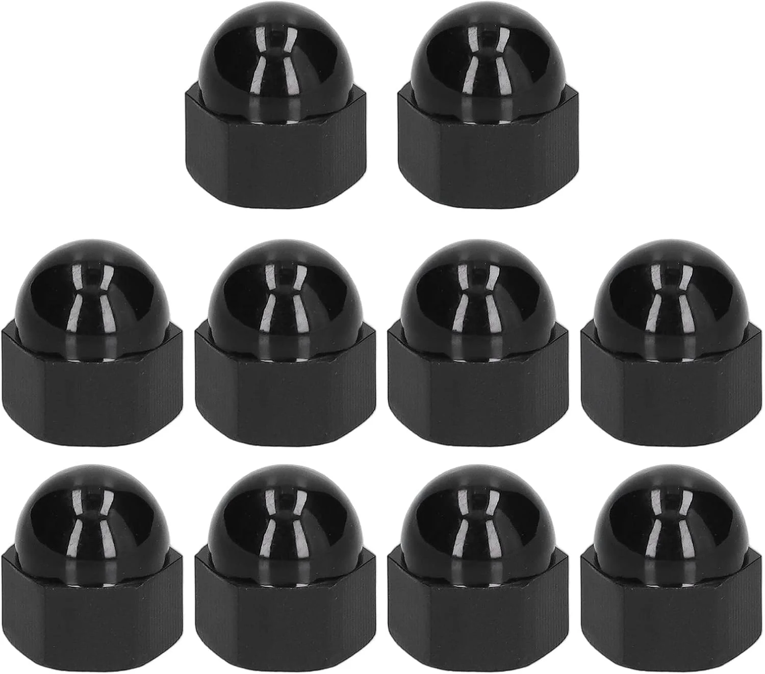 مهره سر بسته Needlid، لوازم صنعتی روکش مهره شش گوش سخت افزار اتصال دهنده سبک 10 عددی برای پیچ و مهره (M5) مهره سر بسته Needlid، لوازم صنعتی روکش مهره شش گوش سخت افزار اتصال دهنده سبک 10 عددی برای پیچ و مهره (M5)