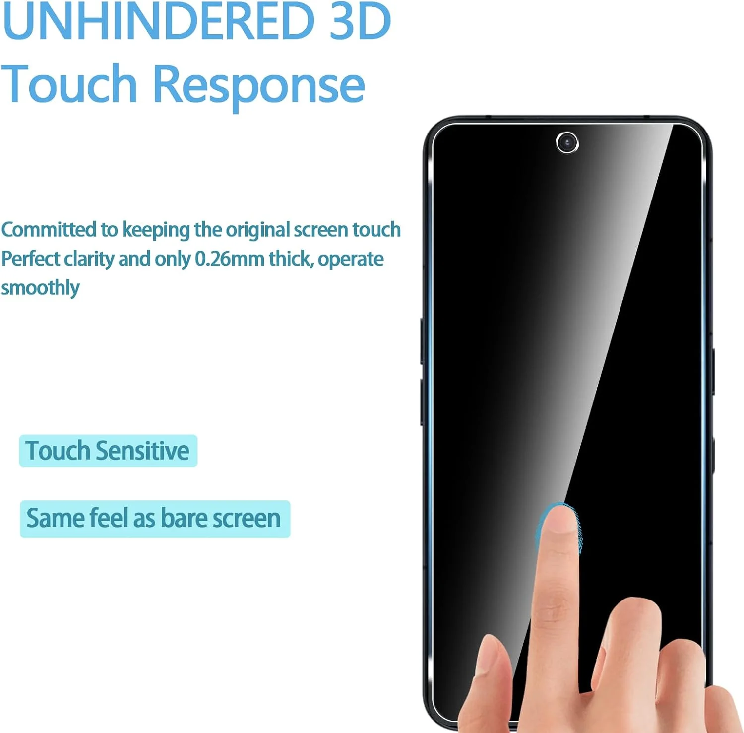 محافظ صفحه نمایش 2 عددی Anoowkoa برای Nothing Phone 3 2025 (مناسب برای Nothing Phone 3a نیست) و محافظ لنز دوربین شیشه ای حرارت دیده 2 عددی. سختی 9H. پشتیبانی از باز کردن قفل با اثر انگشت بدون حباب. نصب آسان