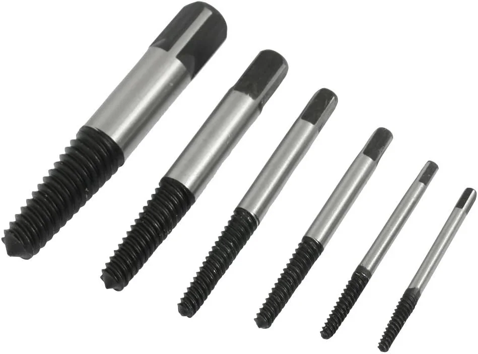 Aexit سخت افزار (نگهدارنده ابزار) پیچ ​​ابزار پیچ ​​مهره استخراج کننده کیت حذف کننده (44ry436qf212) 6 عدد