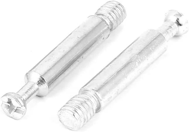 اتصالات مبلمان Aexit (سخت افزار خانگی) پیچ 6 میلی متری مهره درپوش اتصال دهنده کابینت پیچ و مهره 40 میلی متر طول (32ry515qf387) 15 عدد