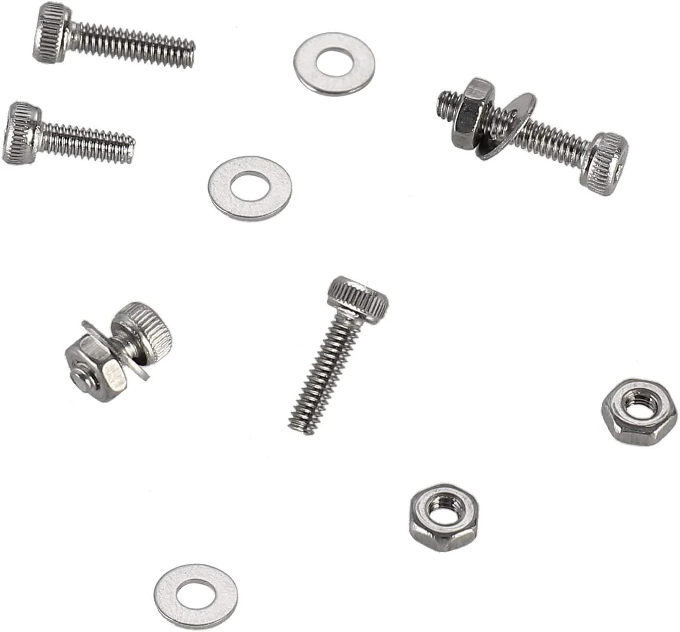 مجموعه 410 عددی پیچ و مهره و واشر سر استوانه ای آلن خور M2 هانتوف، شامل پیچ های M2 در اندازه های 4mm/6mm/8mm/10mm/12mm/16mm/20mm به همراه آچار آلن، پیچ های ماشینی M2، ساخته شده از استیل ضد زنگ 304 مجموعه 410 عددی پیچ و مهره و واشر سر استوانه ای آلن خور M2 هانتوف، شامل پیچ های M2 در اندازه های 4mm/6mm/8mm/10mm/12mm/16mm/20mm به همراه آچار آلن، پیچ های ماشینی M2، ساخته شده از استیل ضد زنگ 304