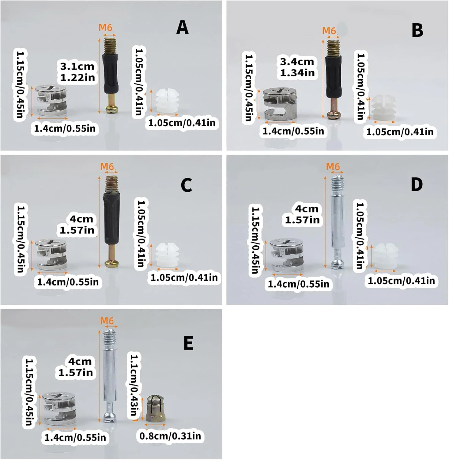 20 عدد اتصال دهنده مبلمان، اتصال دهنده کابینت، میز، پیچ و مهره اتصال چرخ غیرعادی برای پروژه های نجاری، اتصال دهنده مبلمان 20 عدد اتصال دهنده مبلمان، اتصال دهنده کابینت، میز، پیچ و مهره اتصال چرخ غیرعادی برای پروژه های نجاری، اتصال دهنده مبلمان