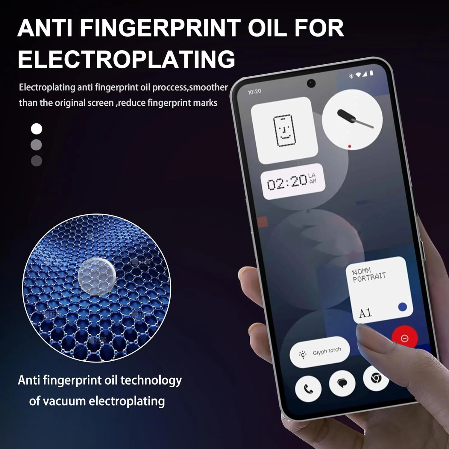 محافظ صفحه نمایش Suttkue برای Nothing Phone (3a) به همراه محافظ لنز دوربین، سختی 9H، ضد خش، شیشه حرارت دیده، سازگار با قاب، ضد اثر انگشت، ضد خش (بسته 2+2 عددی)