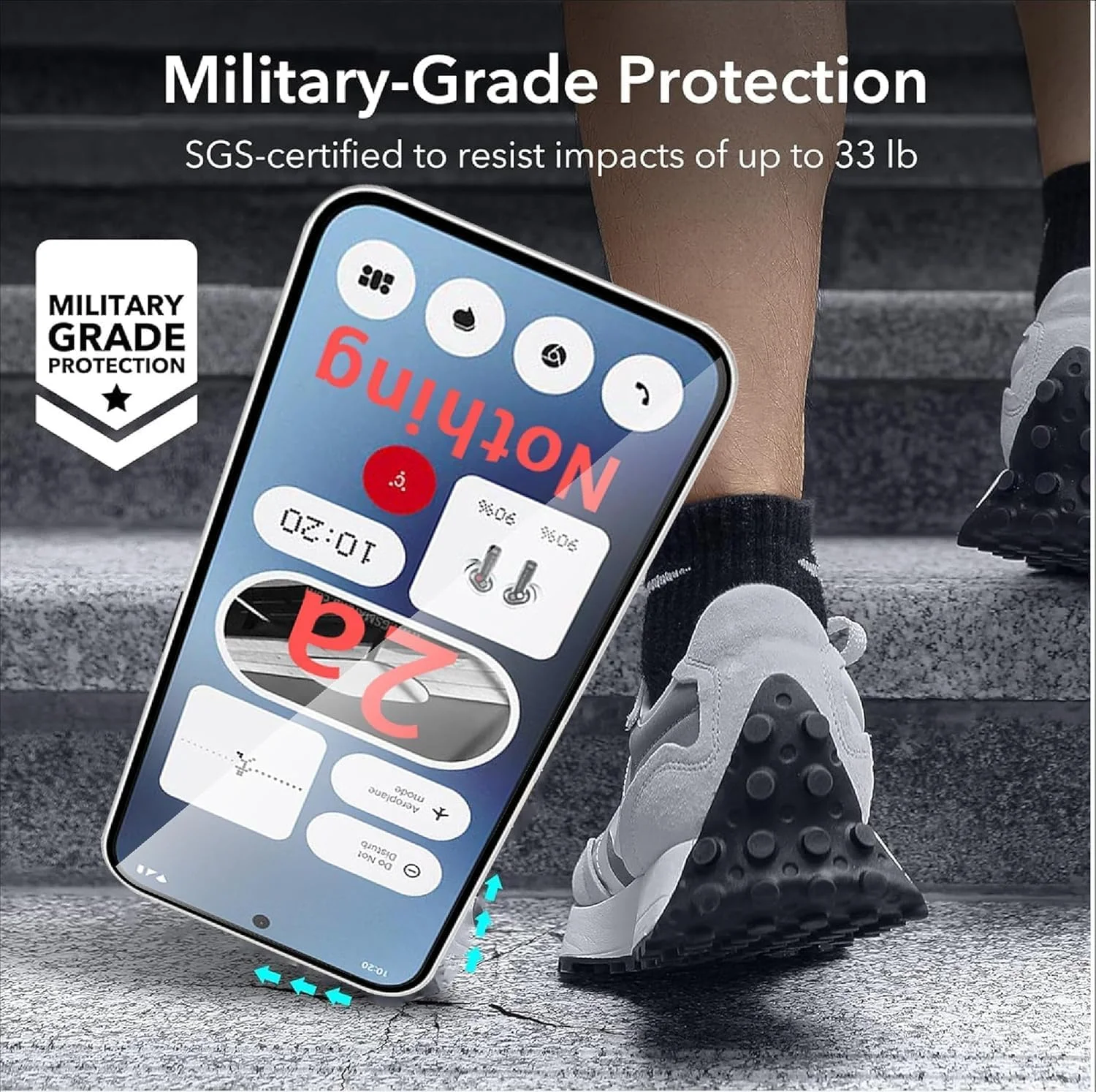 محافظ صفحه نمایش Muzz برای ناتینگ فون (2a) 2024، بسته 3 عددی شیشه حرارت دیده HD، محافظت کامل صفحه نمایش، مقاوم در برابر خراش، بدون حباب، شفاف (ناتینگ فون (2a) 2024)