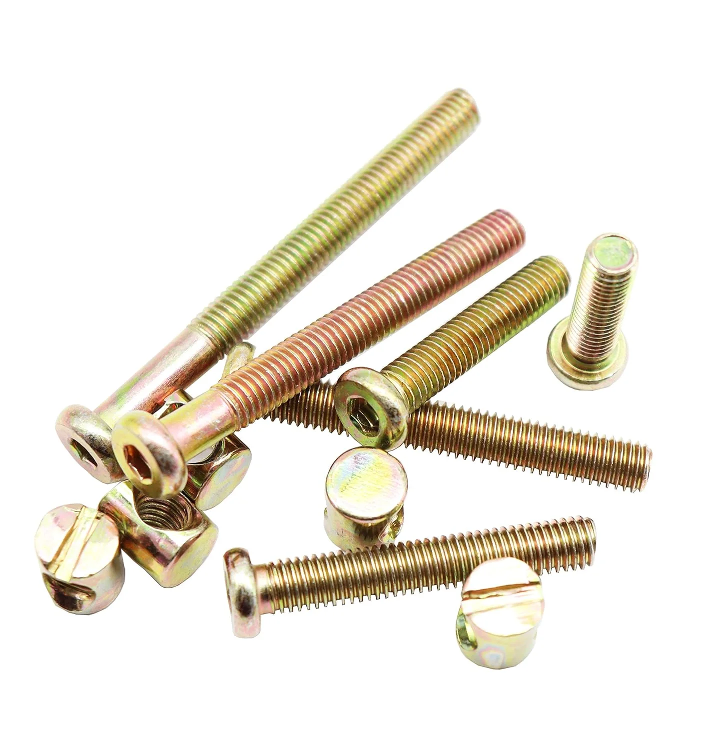 binifiMux ست 30 عددی پیچ های تخت M8، 60 عدد پیچ و مهره استوانه ای با سر سوکت آلن خور، کیت گلچین پیچ و مهره مبلمان M8 در ابعاد 30mm/ 40mm/ 50mm/ 60mm/ 70mm/ 80mm binifiMux ست 30 عددی پیچ های تخت M8، 60 عدد پیچ و مهره استوانه ای با سر سوکت آلن خور، کیت گلچین پیچ و مهره مبلمان M8 در ابعاد 30mm/ 40mm/ 50mm/ 60mm/ 70mm/ 80mm