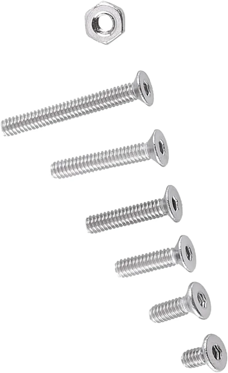 Cryfokt پیچ سر دکمه ای 250 عددی M2 با سوکت شش گوش، پیچ/اتصال دهنده، پیچ های سوکت شش گوش استیل ضد زنگ سر تخت، مجموعه مهره های درپوش اتصال دهنده، برای مبلمان، ابزار تعمیر خودرو، لوازم جانبی سخت افزاری (C: Cryfokt پیچ سر دکمه ای 250 عددی M2 با سوکت شش گوش، پیچ/اتصال دهنده، پیچ های سوکت شش گوش استیل ضد زنگ سر تخت، مجموعه مهره های درپوش اتصال دهنده، برای مبلمان، ابزار تعمیر خودرو، لوازم جانبی سخت افزاری (C: