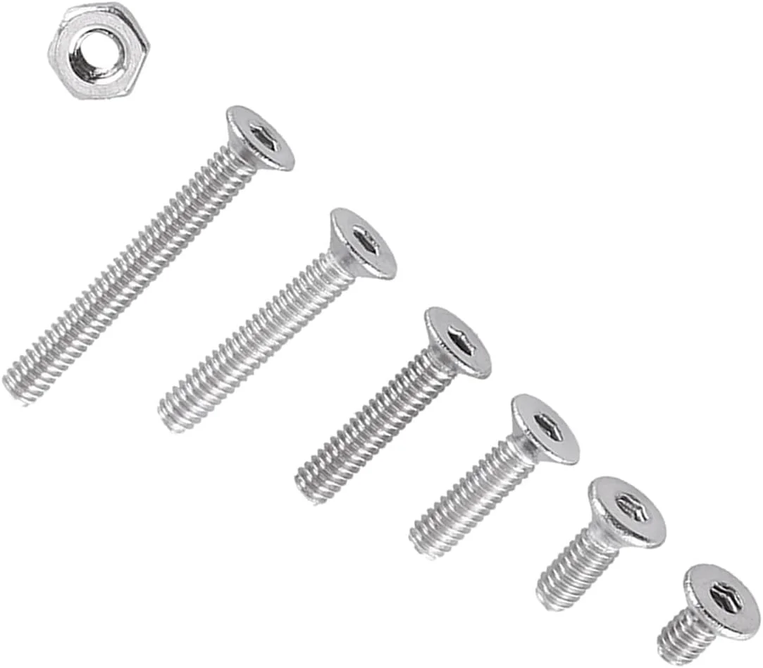 Cryfokt پیچ سر دکمه ای 250 عددی M2 با سوکت شش گوش، پیچ/اتصال دهنده، پیچ های سوکت شش گوش استیل ضد زنگ سر تخت، مجموعه مهره های درپوش اتصال دهنده، برای مبلمان، ابزار تعمیر خودرو، لوازم جانبی سخت افزاری (C: Cryfokt پیچ سر دکمه ای 250 عددی M2 با سوکت شش گوش، پیچ/اتصال دهنده، پیچ های سوکت شش گوش استیل ضد زنگ سر تخت، مجموعه مهره های درپوش اتصال دهنده، برای مبلمان، ابزار تعمیر خودرو، لوازم جانبی سخت افزاری (C: