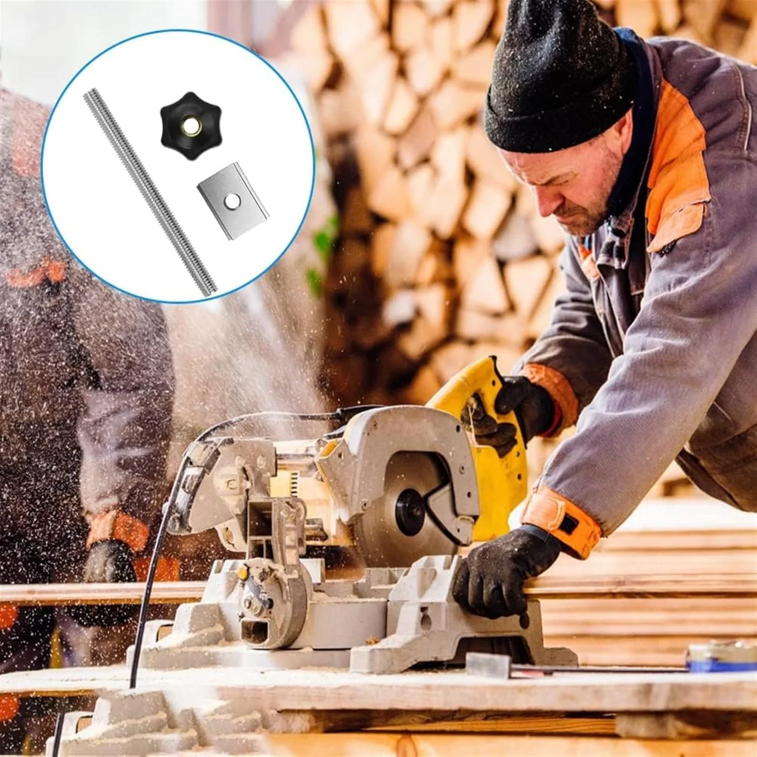 مجموعه 18 عددی بست های T-Slot فروشگاه THE WHITE SHOP از جنس آلیاژ آلومینیوم با مهره های استیل ضد زنگ و دستگیره های پلاستیکی برای ماشین آلات نجاری و فلزکاری، فیکسچرها، جیگ ها، بستن، موقعیت یابی و تثبیت قطعات کار مجموعه 18 عددی بست های T-Slot فروشگاه THE WHITE SHOP از جنس آلیاژ آلومینیوم با مهره های استیل ضد زنگ و دستگیره های پلاستیکی برای ماشین آلات نجاری و فلزکاری، فیکسچرها، جیگ ها، بستن، موقعیت یابی و تثبیت قطعات کار