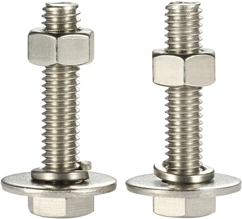 مجموعه 8 عددی پیچ و مهره Mellewell، پیچ های سر شش گوش 1/4-20 x 4 اینچ، مهره ها، واشرهای تخت و قفلی بسیار بزرگ و ضخیم، رزوه کامل، استیل ضد زنگ 18-8، پرداخت براق مجموعه 8 عددی پیچ و مهره Mellewell، پیچ های سر شش گوش 1/4-20 x 4 اینچ، مهره ها، واشرهای تخت و قفلی بسیار بزرگ و ضخیم، رزوه کامل، استیل ضد زنگ 18-8، پرداخت براق
