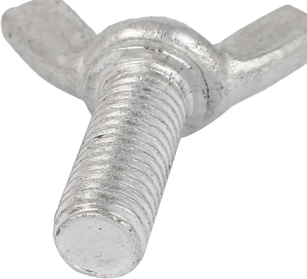 اکسیت کربن (سخت افزار ساختمانی) پیچ بال فولادی مهره پروانه ای پیچ نقره ای M10x25mm 4 عدد اکسیت کربن (سخت افزار ساختمانی) پیچ بال فولادی مهره پروانه ای پیچ نقره ای M10x25mm 4 عدد