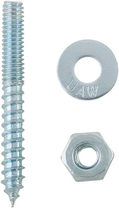 ایمپرومک بسته 8 عددی پیچ دو سر رزوه 1/4-20 x 2-1/2 اینچ به همراه مهره و واشر، پیچ های آویز برای مبلمان چوبی ایمپرومک بسته 8 عددی پیچ دو سر رزوه 1/4-20 x 2-1/2 اینچ به همراه مهره و واشر، پیچ های آویز برای مبلمان چوبی