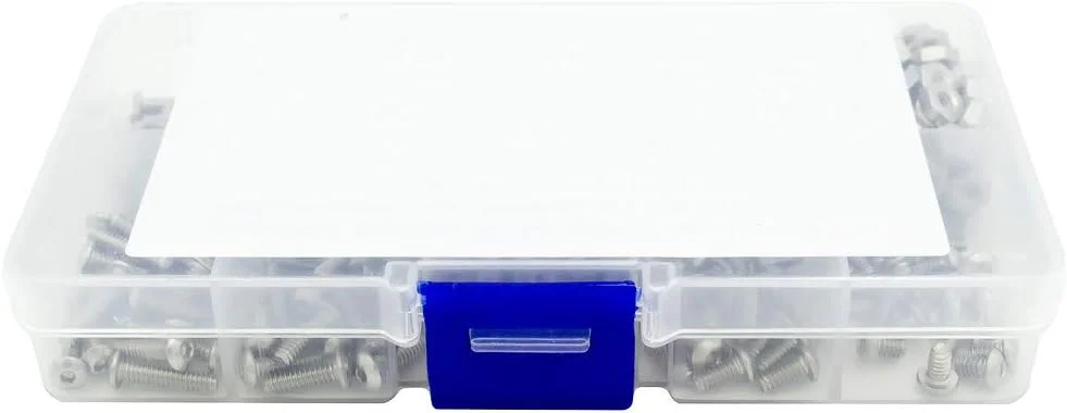 Guard4U 280 قطعه #4-40 UNC استیل ضد زنگ دکمه ای سر شش گوش پیچ و مهره مجموعه ای - #4-40x 3/16" 1/4" 5/16" 3/8" 1/2" 5/8" 3/4" 7/8" 1" Guard4U 280 قطعه #4-40 UNC استیل ضد زنگ دکمه ای سر شش گوش پیچ و مهره مجموعه ای - #4-40x 3/16" 1/4" 5/16" 3/8" 1/2" 5/8" 3/4" 7/8" 1"