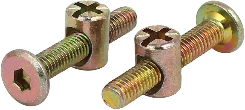 Aexit پیچ و مهره و مهره مبلمان سر گرد سوکت شش گوش M6x35mm، 8 ست Aexit پیچ و مهره و مهره مبلمان سر گرد سوکت شش گوش M6x35mm، 8 ست